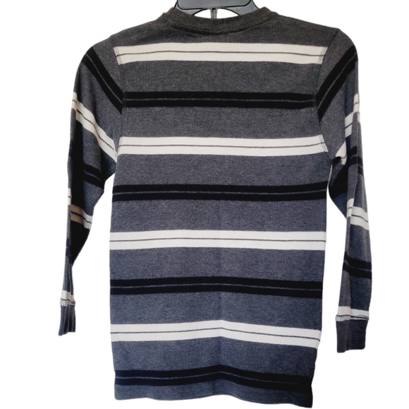 🌺3 for $10 US POLO ASSN Waffle Knit Striped Long Sleeve Tee - Picture 2 of 7